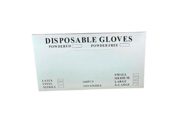 GUANTES DE NITRILO CELESTES TALLA S - Imagen 3